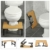 Bambus-WC-Hocker, Eisen, 17,8 cm & 22,9 cm, verstellbare Höhen, faltbar, WC-Hilfe, Kot-Treppe mit rutschfester Schicht für Erwachsene, Kinder, schwangere Frauen, Badezimmer, neues Upgrade - 2