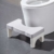 CLIUNT Toilettenhocker,WC Hocker 40X21X17CM, Squatty Kackhocker Effiziente Darmentleerung Durch Hocke Badezimmermöbel für den Täglichen Toilettengebrauch - 1