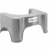 Dr. Wellthy - Medizinischer Toilettenhocker 41,5x24x17cm Grau - Gesunde Darmflora - 1