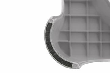 Dr. Wellthy - Medizinischer Toilettenhocker 41,5x24x17cm Grau - Gesunde Darmflora - 2
