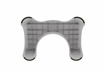 Dr. Wellthy - Medizinischer Toilettenhocker 41,5x24x17cm Grau - Gesunde Darmflora - 7