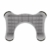 Dr. Wellthy - Medizinischer Toilettenhocker 41,5x24x17cm Grau - Gesunde Darmflora - 7