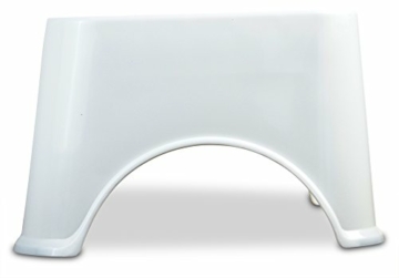 Dr. Wellthy - Toilettenhocker 41,5x24x17cm Weiß Gesunde Darmflora - 5