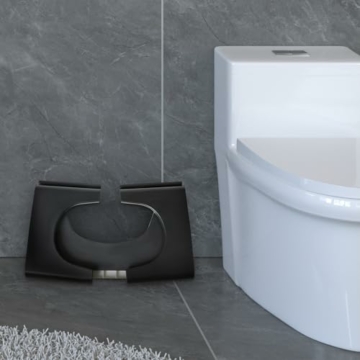 EASACE Toilettenhocker Klappbar Faltbarer HockerPhysiologischer Hocker Badezimmer Hocker für Badezimmer - 5