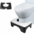 EASACE Toilettenhocker Klappbar Faltbarer HockerPhysiologischer Hocker Badezimmer Hocker für Badezimmer - 1