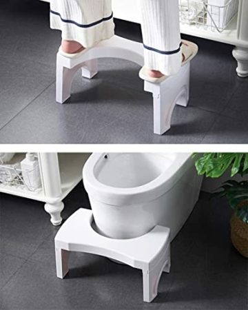 Fankr Hocker Klo Toiletten Schemel Hocker Stuhlgang Wc Hocker Klappbar Toilette Hocker Hoca Medizinischer Toilettenhocker Hocktoilette Toiletten Hocker Verstopfung Squatter Wc Hocker - 3