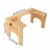 Holz Toilettenhocker, WC Hocker Kinder Toilettenhilfe Höhenverstellbar 18-24 cm Tritthocker Dicker Bambus mit rutschfeste Polsterbehandlung für Ältere Menschen Schwangere 48,5 x 27 x 25 cm - 6