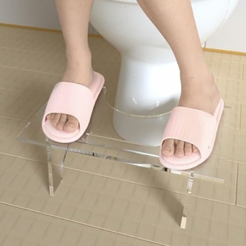 Nynelly Toilettenhocker Badezimmer Squatty WC Hocker aus Acryl,Klohocker Toiletten Hocker für Erwachsene und Kinder,Entspanntes Toilettenerlebnis,Hilfe und Unterstützung bei Hämorrhoiden, Blähungen - 7