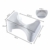 PYapron Badezimmer WC Hocker Höhenverstellbar Badezimmer Squatty WC Hocker Passen Alle Toiletten Und Badezimmer, Squat Potty rutschfest (45X35x21cm) - 3