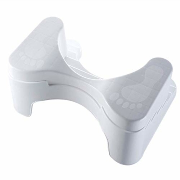 PYapron Badezimmer WC Hocker Höhenverstellbar Badezimmer Squatty WC Hocker Passen Alle Toiletten Und Badezimmer, Squat Potty rutschfest (45X35x21cm) - 1