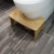 RayLove Physiologischer Toilettenhocker aus Bambus – WC-Trittbrett aus Holz – 35 Grad strapazierfähiger C-förmiger Hocker - 1
