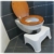 rukauf HQ medizinischer Toilettenhocker Toilettenstuhl Toilettenhilfe für leichtere Darmentleerung / optimale Haltung auf dem Klo - 