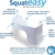 Squat Easy Toilettenhocker Erwachsene | Klohocker in medizinischer Qualität | Natürliche Sitzposition | Antibakteriell, robust, rutschfest, leichte Reinigung | Bei Verstopfung, Blähungen, Reizdarm - 3