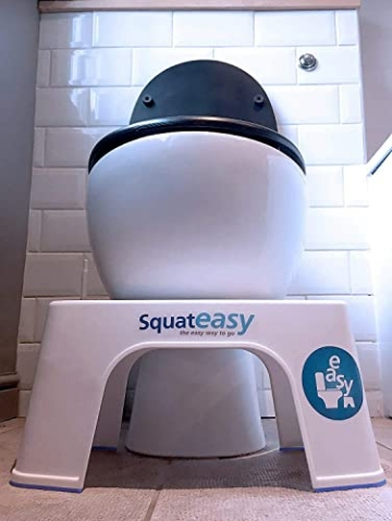 Squat Easy Toilettenhocker Erwachsene | Klohocker in medizinischer Qualität | Natürliche Sitzposition | Antibakteriell, robust, rutschfest, leichte Reinigung | Bei Verstopfung, Blähungen, Reizdarm - 5