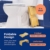 Squatty Potty Oslo Falten Bambus Toilette Hocker - 7-Zoll zusammenklappbar Badezimmer Hocker zum Erwachsene und Kinder, Braun - 7