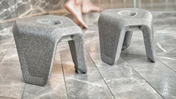 STUUL® - der Innovative Zweiteilige Toilettenhocker für schöne Bäder und einen gesunden Darm. Das Original. (No. 2: Basalt) - 8