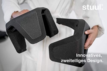 STUUL® - der Innovative Zweiteilige Toilettenhocker für schöne Bäder und einen gesunden Darm. Das Original. (Charcoal) - 3