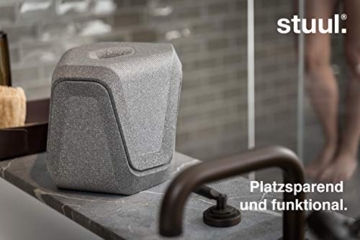 STUUL® - der Innovative Zweiteilige Toilettenhocker für schöne Bäder und einen gesunden Darm. Das Original. (Charcoal) - 4