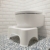 ToiletSquat Toilettenhocker | Medizinische Toilettenhilfe Tritthocker | bessere Sitzhaltung auf der Toilette für Erwachsene | Weiß | gegen Verstopfung und Hämorrhoiden | Größe 47 * 32 * 21 cm - 3