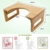Toilettenhocker Erwachsene-Bambus Squatty Potty-Toiletten Hocker klappbar-Klohocker Erwachsene-Medizinischer Toilettenhocker Holz-WC Hocker Toilette Erwachsene-Tritthocker klappbar- Badezimmerhocker - 4