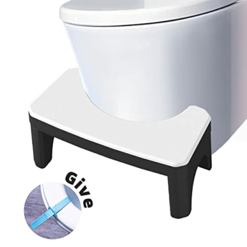 Toilettenhocker für Erwachsene Kotstuhl Stuhl - tragbar, Anti -Skid, Badezimmerkinghocker für Erwachsene Schwangere Frauen ältere Menschen und Kinder ， stark, geruchlos und sicher - 1