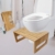 Toilettenhocker Holz, Klappbarer WC Hocker für Erwachsene, Toilettenhocker Erwachsene aus Bambus,Tritthocker Klohocker Anti Verstopfung,Gesunde Sitzhaltung Badezimmer Hocker für Erwachsene und Kinder - 9