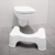 Toilettenhocker, Toilettensitz, Toilettenhilfe, Hockhaltung, Verstopfung, gesunde Haltung, rutschsicher, 53 x 33 x 19 cm - 2