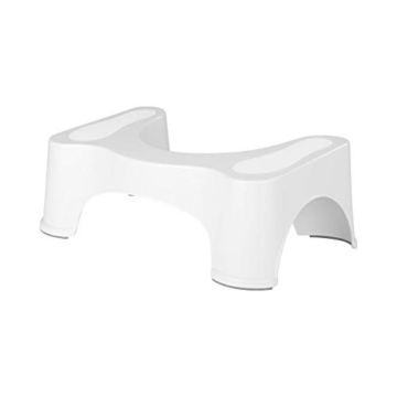 Toilettenhocker, Toilettensitz, Toilettenhilfe, Hockhaltung, Verstopfung, gesunde Haltung, rutschsicher, 53 x 33 x 19 cm - 1