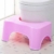 Tubayia Toilettenhocker Badhocker Wc Hocker Kackhocker Fußhocker Anti-Skid für Erwachsene Kinder (Rosa) - 3