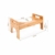 uyoyous Toilettenhocker Holz Klohocker Bambus Squatty Potty Holz Höhenverstellbar für gegen Hämorrhoiden Verstopfung Blähungen (Ältere Menschen Kinder Schwangere) 45,5cm × 28cm × 24,5cm - 2