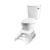 WELL CARE Physiologischer Toilettenhocker - Hergestellt aus Recyceltem Kunststoff - WC Hocker - Ermöglicht hockende Position Anti-Verstopfung - 5