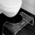 ZEUS® Thron Toilettenhocker - schöner medizinische WC Fußhocker - eleganter Tritthocker zur Verbesserung der Darmgesundheit (ROYAL transparent) - 2