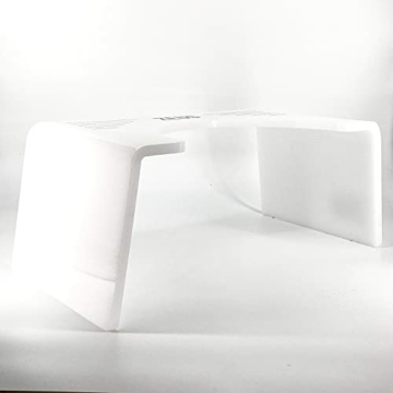 ZEUS® Thron Toilettenhocker - schöner medizinische WC Fußhocker - eleganter Tritthocker zur Verbesserung der Darmgesundheit (Premium White) - 7